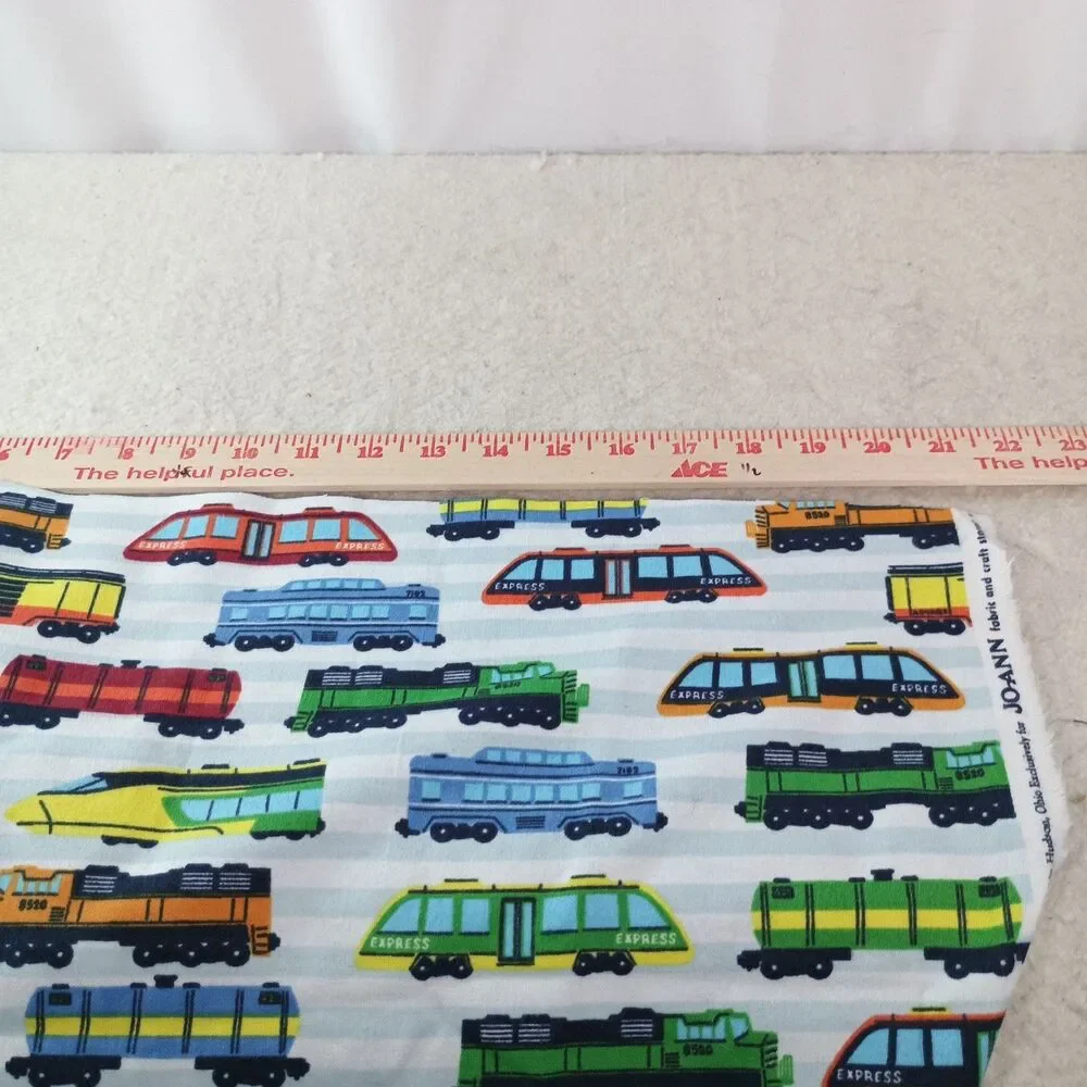 Jo-Ann Train Fabric 1 Yard 42